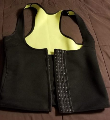 Slim Waist Cincher with Waist Trainer - Women Sweat Vest photo review
